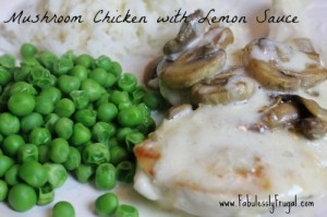 mushroom chicken lemon sauce