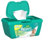 pampers natural clean baby wipes tub