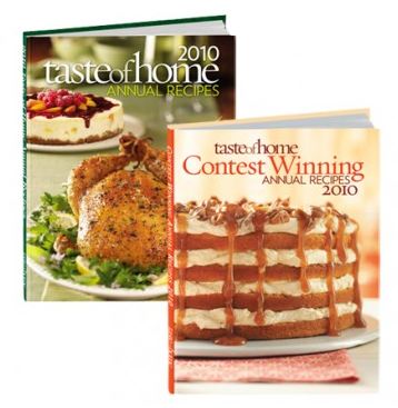 taste of home 2 book set