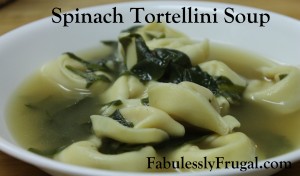 Spinach Tortellini Soup