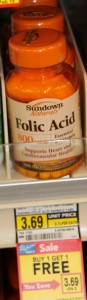 sundown folic acid