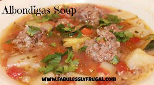 Albondigas soup