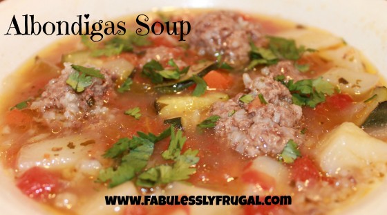 Albondigas soup