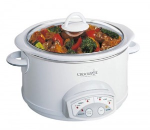 Crock-Pot 38501-W 5-Quart Round Smart-Pot Slow Cooker, White