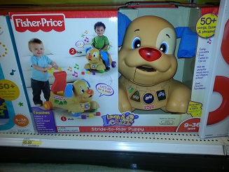 Fisher Price Laugh and Learn Stride To Ride Puppy