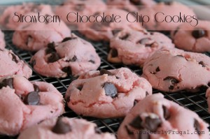 Strawberry Chocolate Chip Cookies Recipe