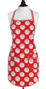 candy baker apron snowman