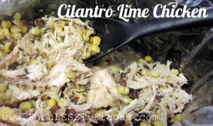 cilantro lime chicken in slow cooker