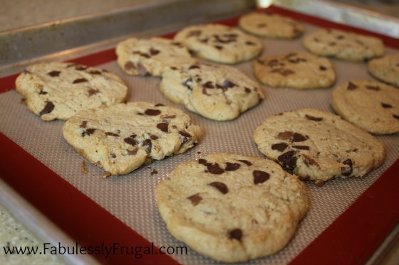 cookie dough baking