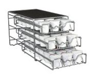 decobros 3 tier drawer k-cup storage