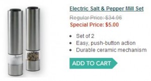 electric salt and pepper mill shop taste of home