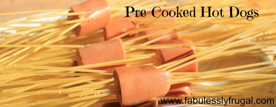 Pre cooked hot dogs
