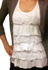 ruffle tank