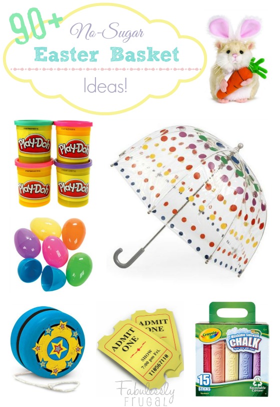 NoSugar Easter Basket Filler Ideas!