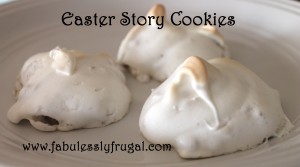 Easter Story Cookies