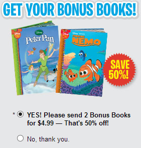 Disney Book Club Bonus Books