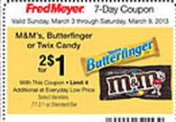Fred Meyer Twix coupn