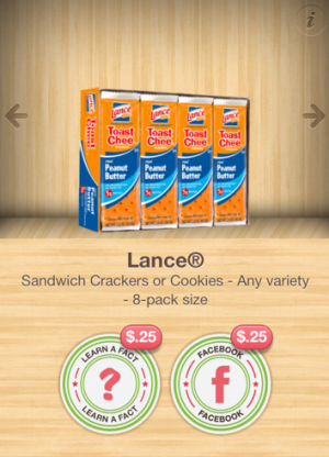 Lance crackers Ibotta IHTM