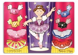 Melissa & Doug Ballerina Dress-Up Mix 'n Match Peg