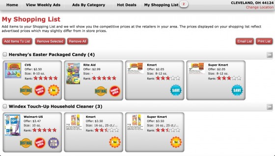 My Shopping List
