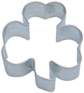 Shamrock Stainless Steel Cookie Cutter, 3-Inch