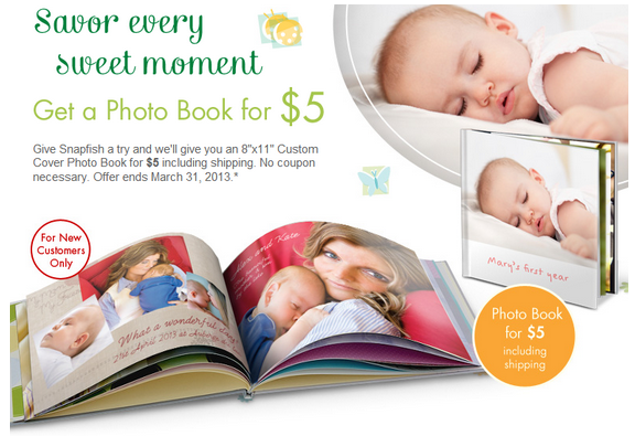 Snapfish $5 Photo book new