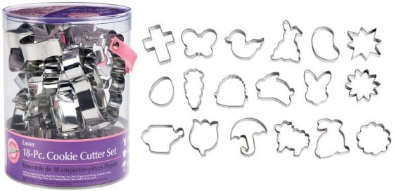 Wilton Easter 18pc Metal Cookie Cutter Set