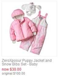 baby snow outfit