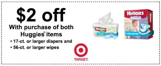 Free coupons for diapers and wipes