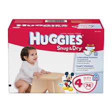 huggies snug and dry size 4