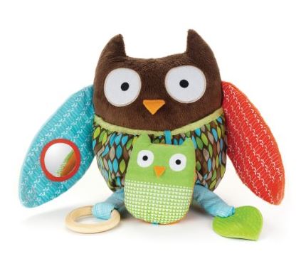 skip hop hug and hide activity toy owl