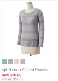 striped sweater