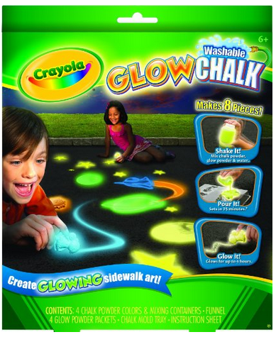 Crayola glow chalk