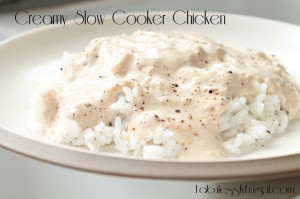 Creamy Slow Cooker Chicken Recipe