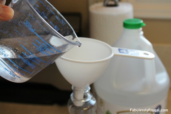 DIY Daily Shower Spray Pour Vinegar