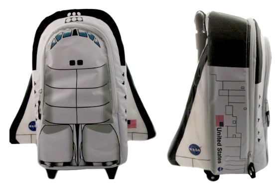 Nasa shuttle rolling luggage