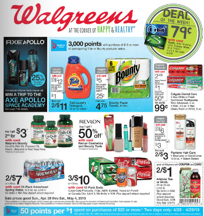 Walgreens Coupon Deals April 28-May 4, 2013