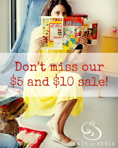 cents of style 5 and 10 sale