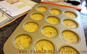 egg muffin batter