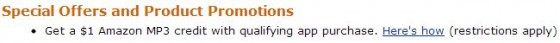 free amazon mp3 credit