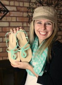 sandals and scarf deal