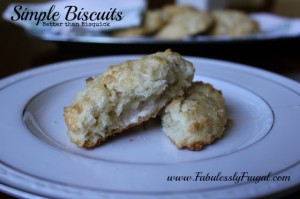 simple biscuits with honey