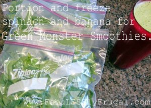 spinach for smoothie