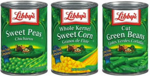 Libby's Canned vegetables