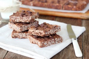 Nutella and peanut butter bars