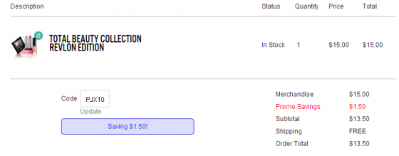 Total Beaty Invoice