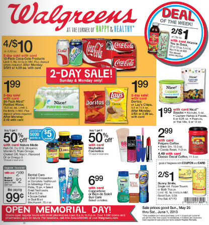 Walgreens Coupon Deals May 26 to June 1