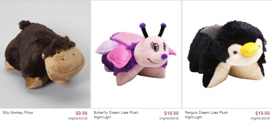 Zulily Pillow Pets and Dreamlights