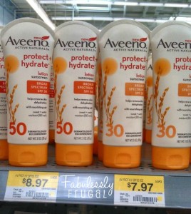 aveeno sunscreen at walmart