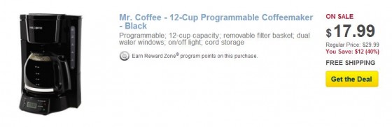 best buy deal of the day coffeemaker
